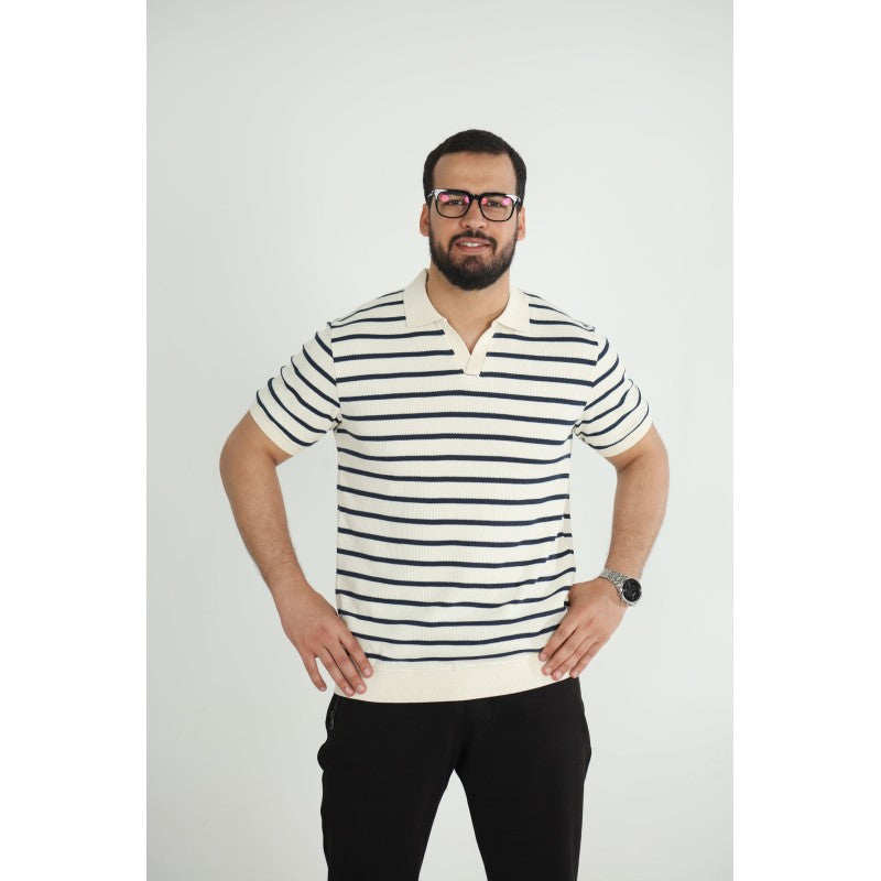 T-shirt Old Money Jacquard Homme –