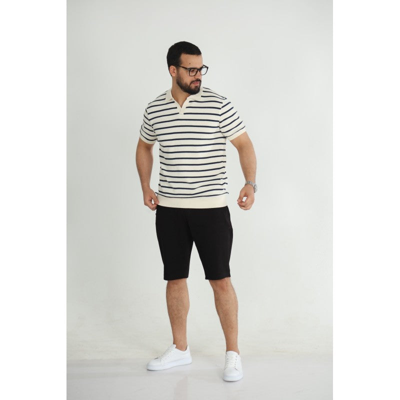T-shirt Old Money Jacquard Homme –