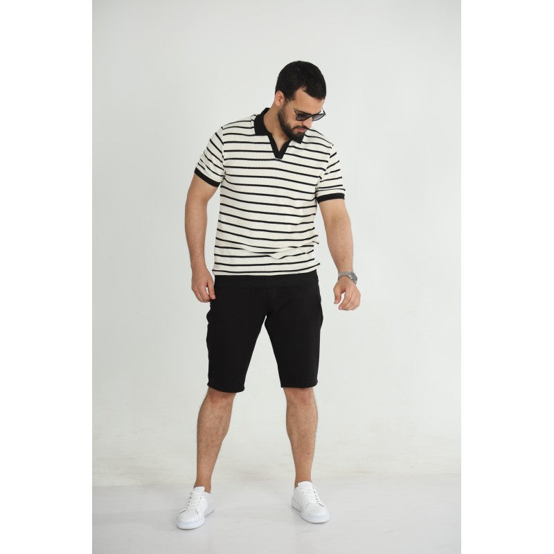T-shirt Old Money Jacquard Homme –