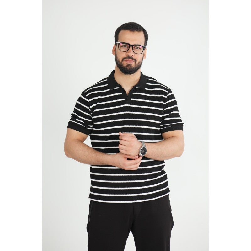 T-shirt Old Money Jacquard Homme –
