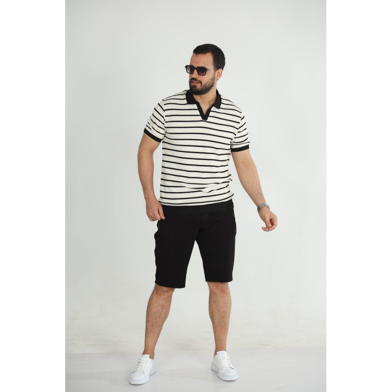 T-shirt Old Money Jacquard Homme –