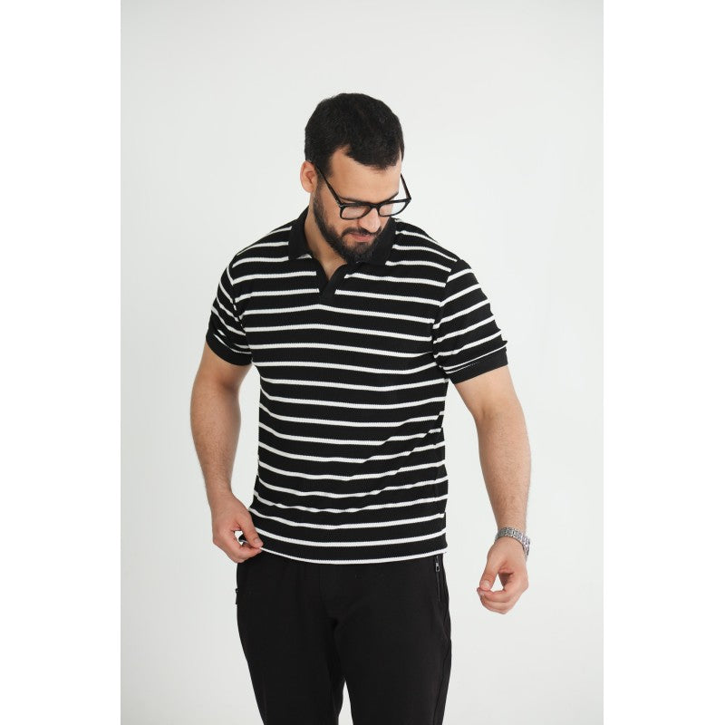 T-shirt Old Money Jacquard Homme –