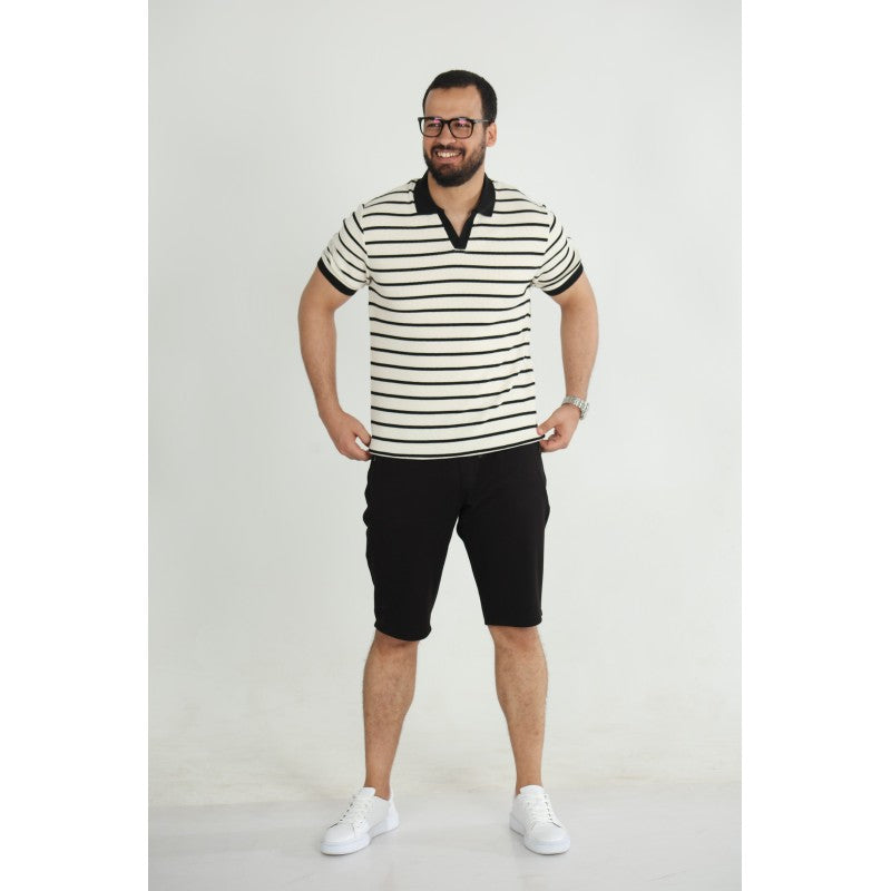 T-shirt Old Money Jacquard Homme –