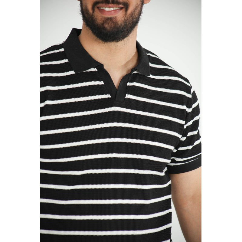 T-shirt Old Money Jacquard Homme –