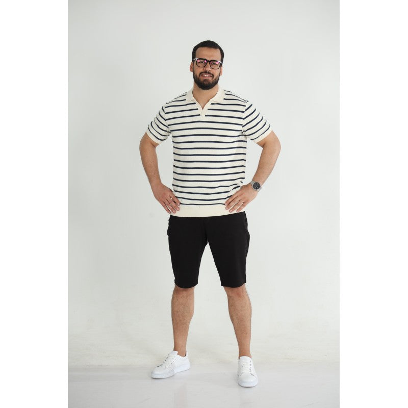 T-shirt Old Money Jacquard Homme –