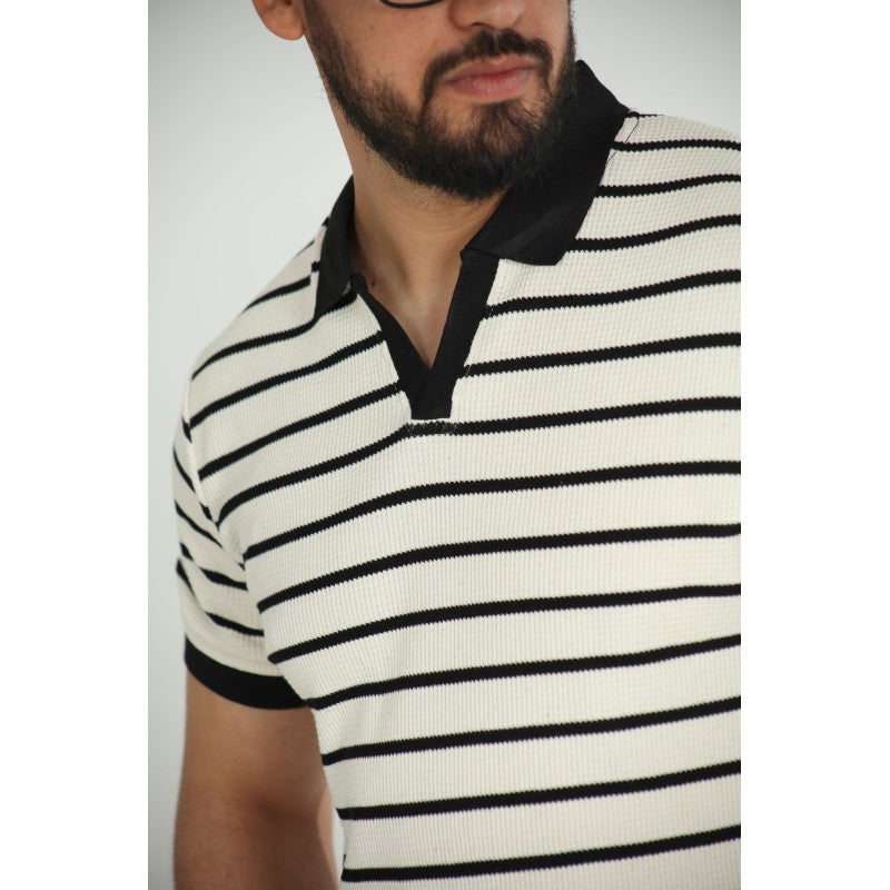 T-shirt Old Money Jacquard Homme –