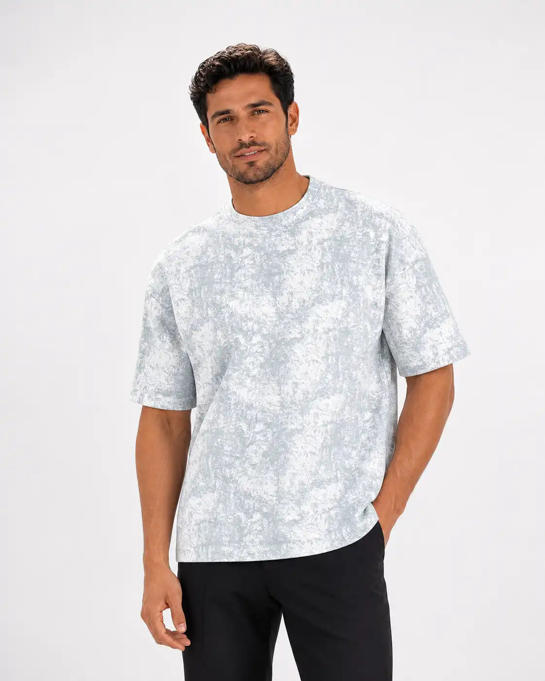 T-Shirt Oversize Marbré Como
