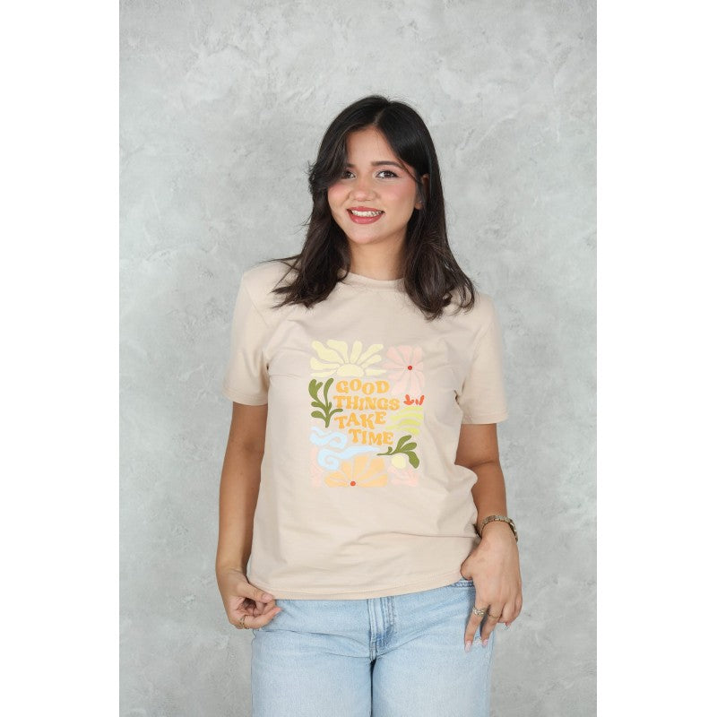 T-shirt en Coton Imprimé –