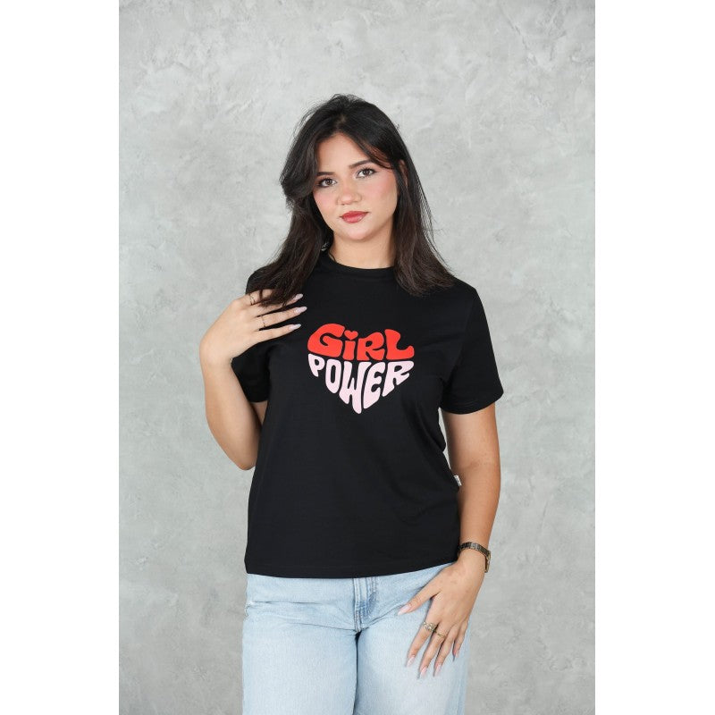 T-shirt en Coton Imprimé –