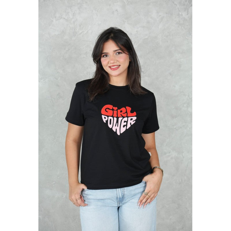 T-shirt en Coton Imprimé –