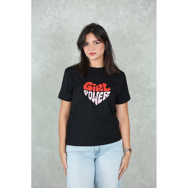 T-shirt en Coton Imprimé –