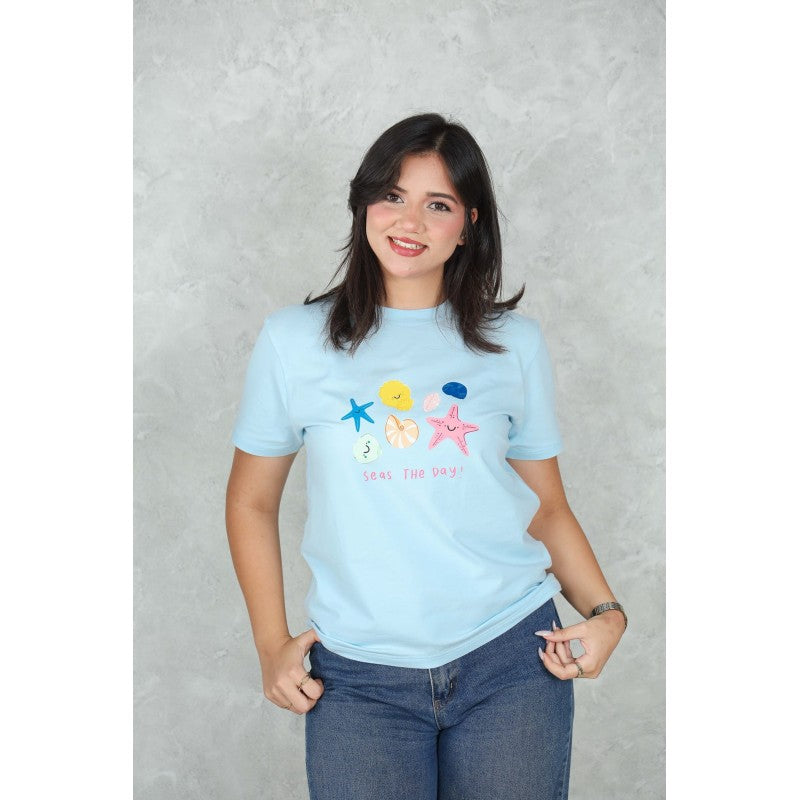 T-shirt en Coton Imprimé –
