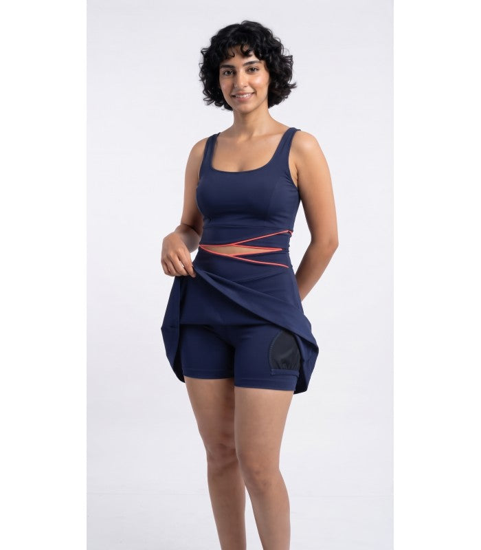 Ensemble de Sport Top et Jupe Croisée
