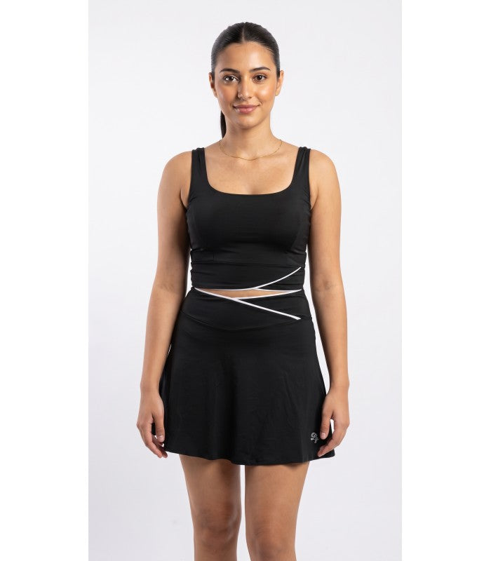 Ensemble de Sport Top et Jupe Croisée
