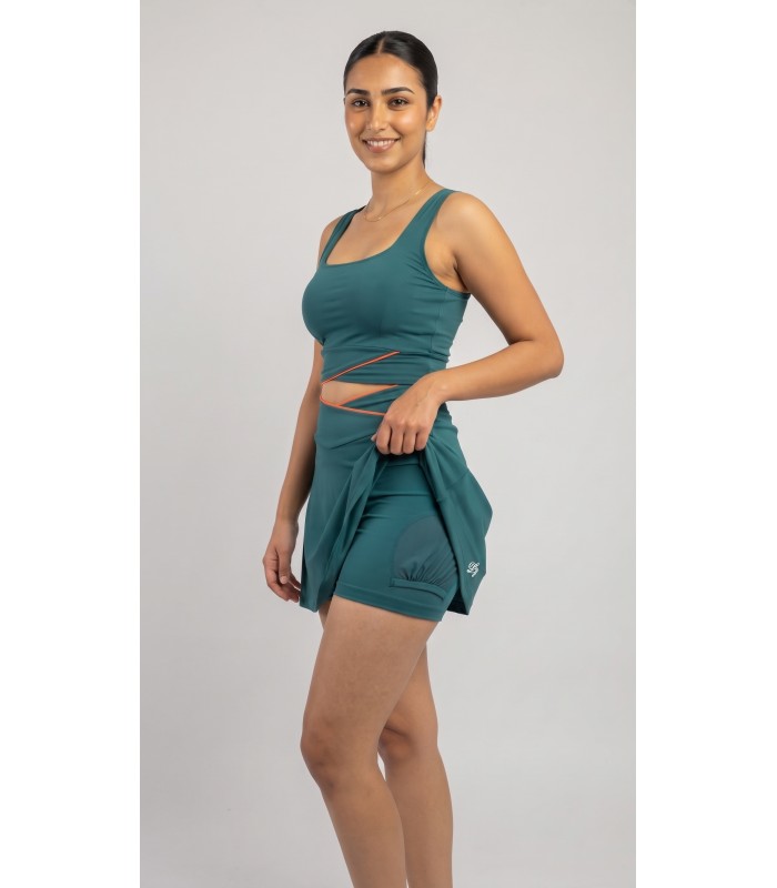 Ensemble de Sport Top et Jupe Croisée