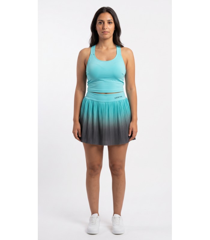 Ensemble de Sport Top et Jupe Plissée