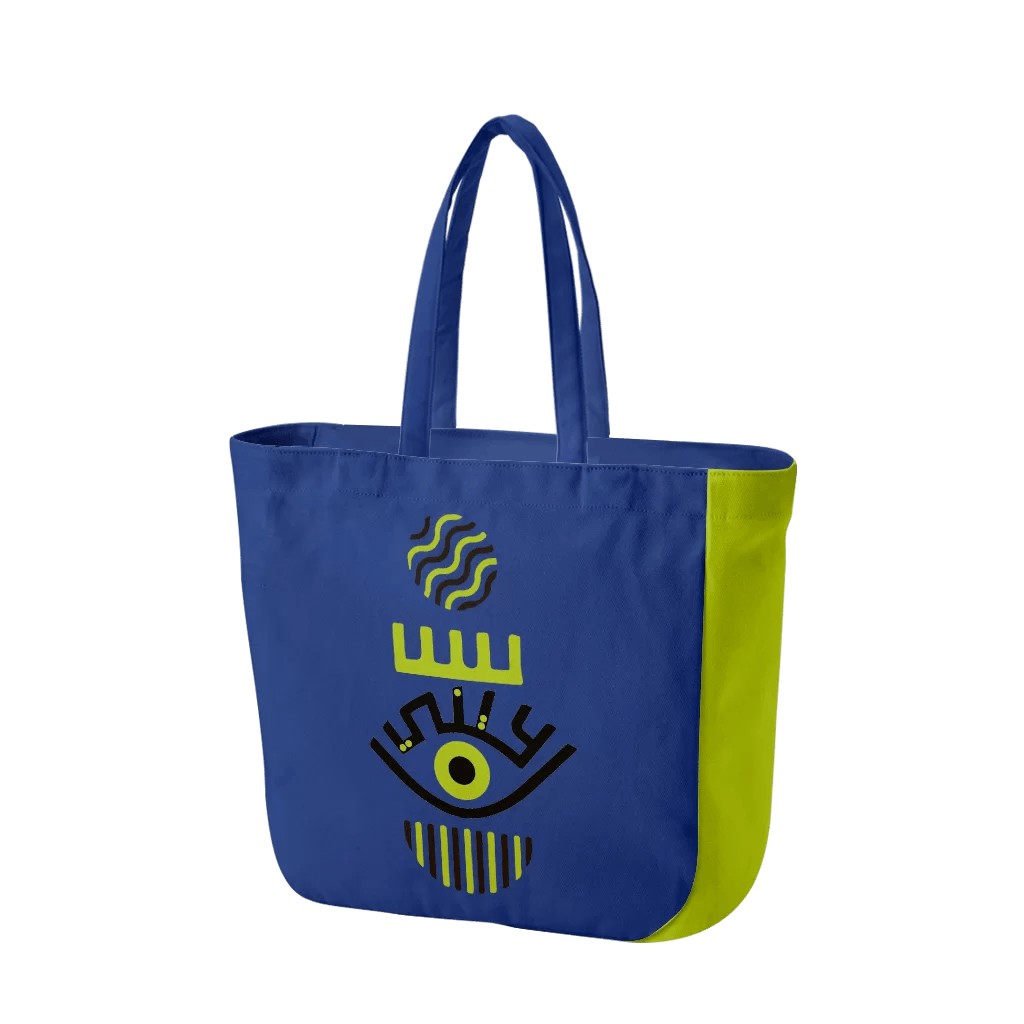 Tote Bag Baleo Ayni Bleu Vert