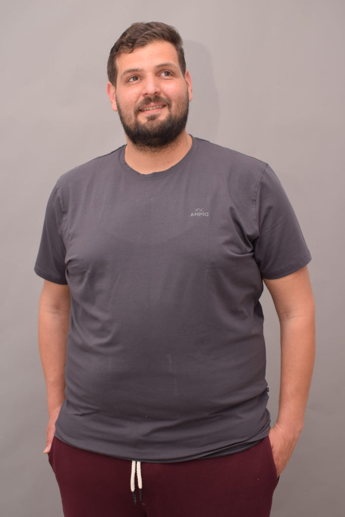 T-shirts MC GRIS FONCE TSMC2604