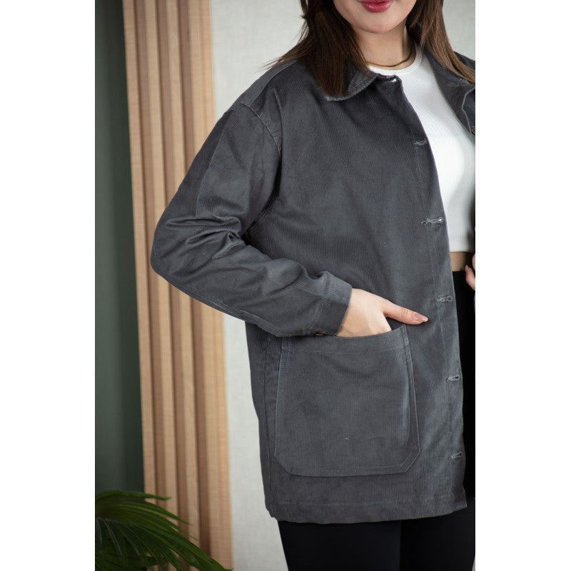 Veste-Chemise Femme Katifa | Coupe Oversize