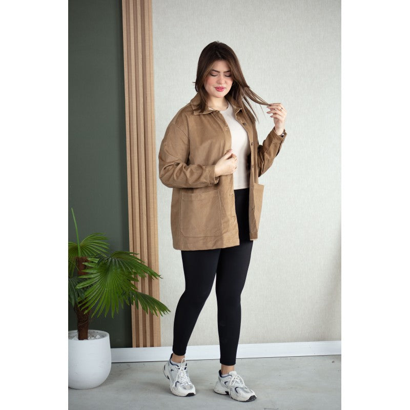 Veste-Chemise Femme Katifa | Coupe Oversize