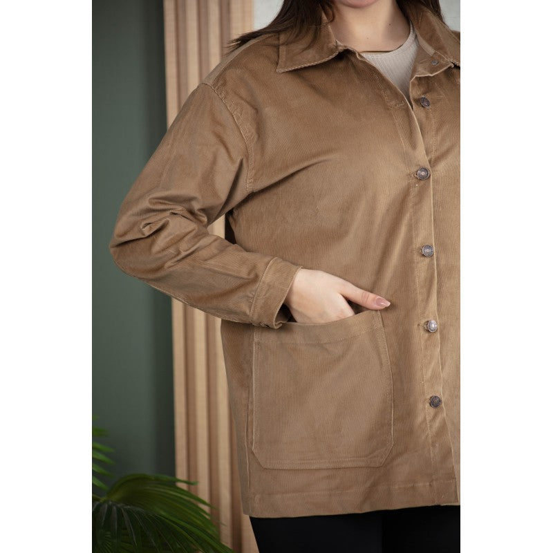 Veste-Chemise Femme Katifa | Coupe Oversize