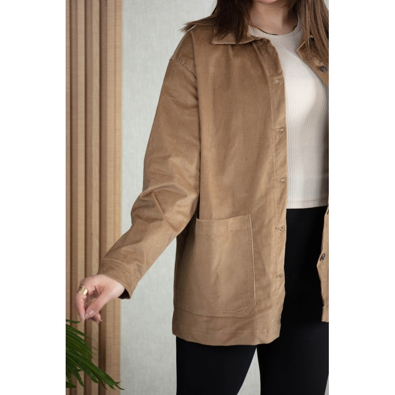 Veste-Chemise Femme Katifa | Coupe Oversize