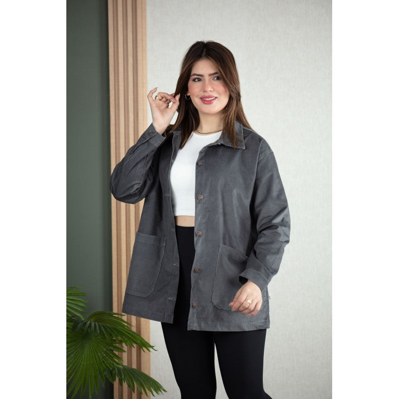 Veste-Chemise Femme Katifa | Coupe Oversize