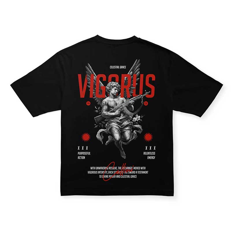 T-shirt Oversize VIGORUS - Célestial Grace